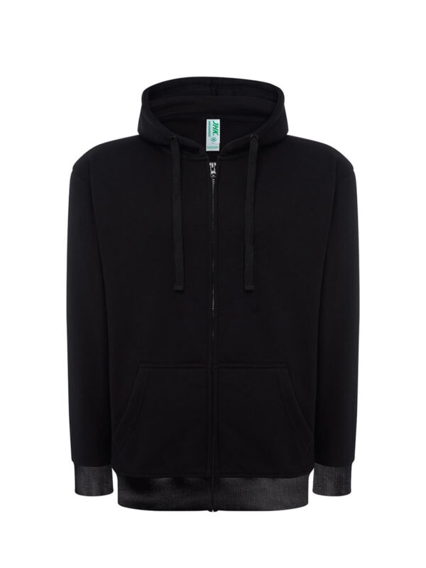 FELPA UNISEX CAPPUCCIO E ZIP PREMIUM