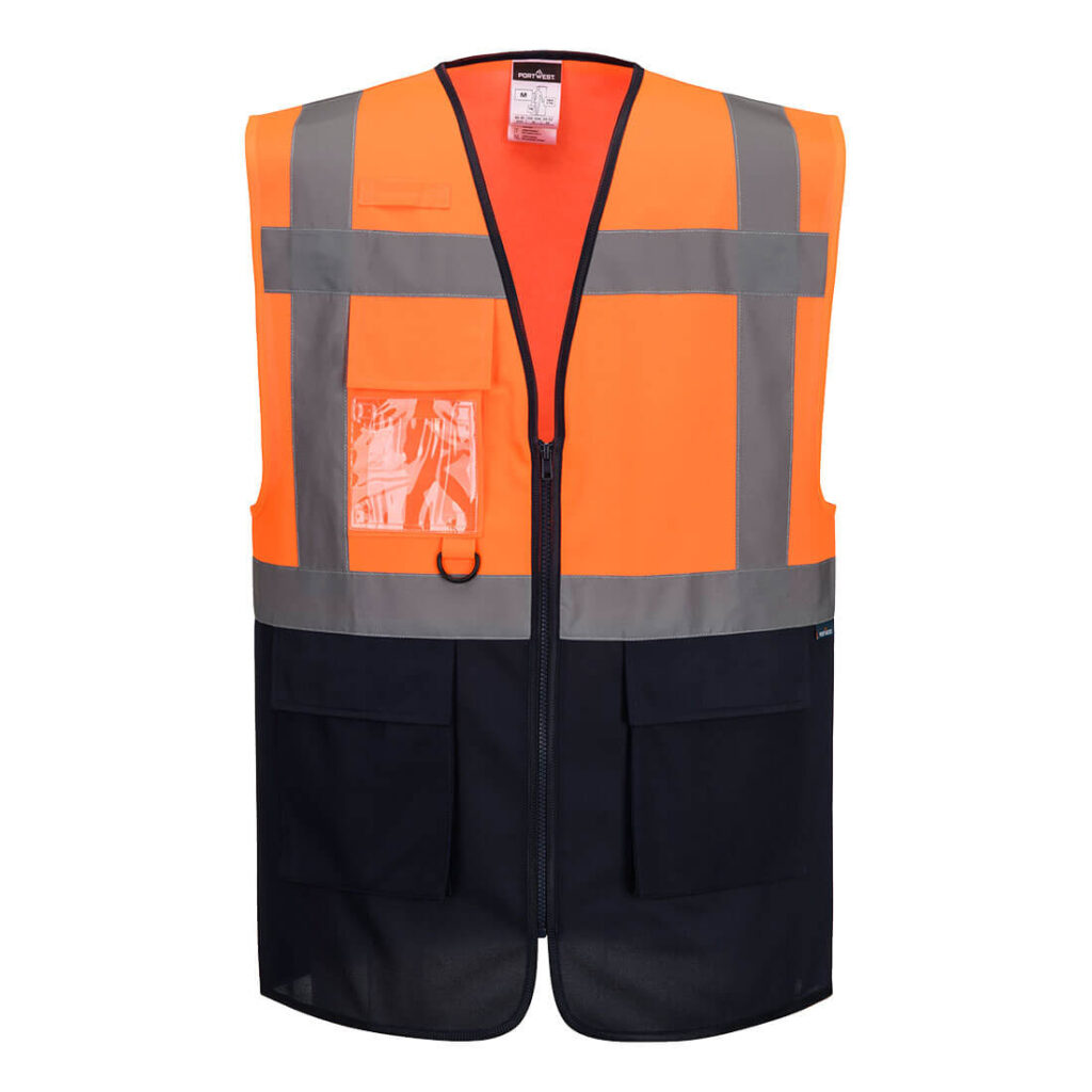 ES1 Essential Hi-Vis Contrast Executive Vest