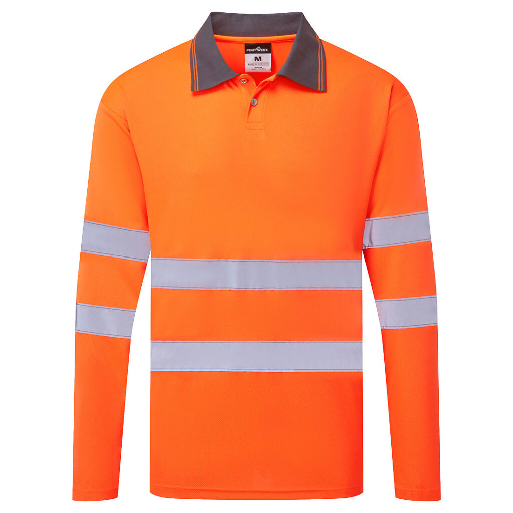 ES1 Essential Hi-Vis Polo Shirt L/S