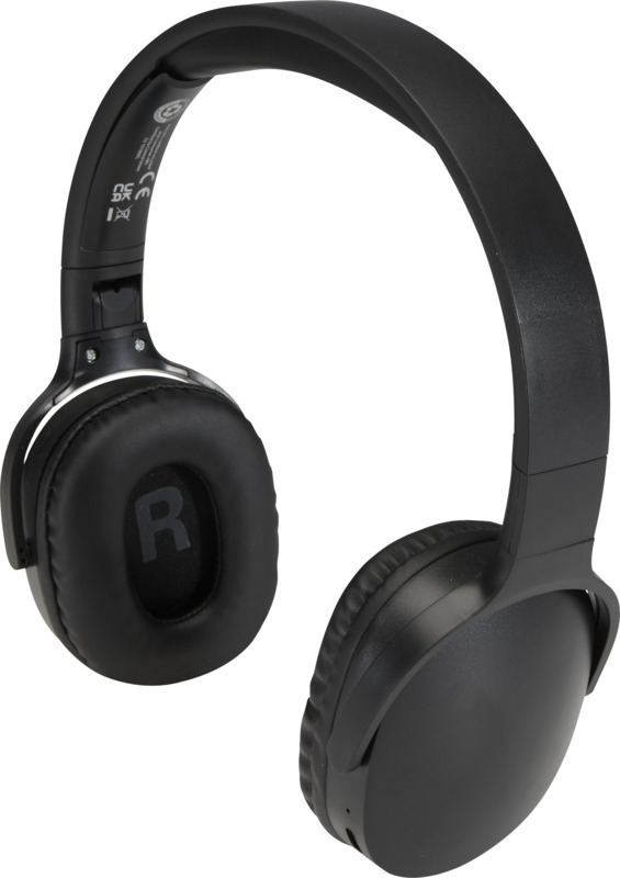 Ancha recycled plastic over-ear wireless Bluetooth headset