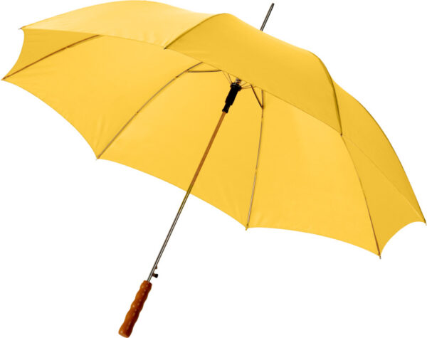 Lisa 23" auto open umbrella with wooden handle