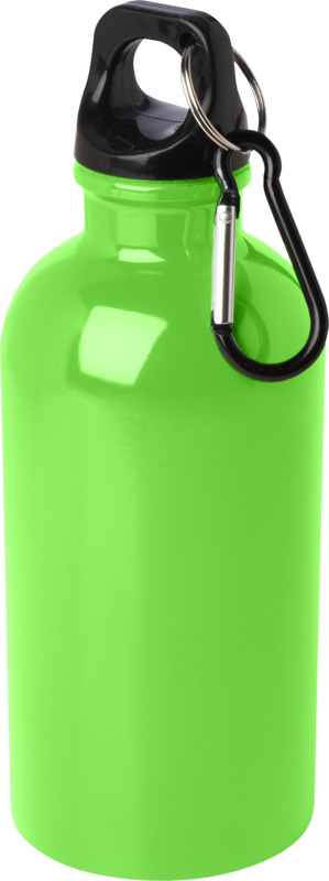 Oregon 400 ml RCS certified single wall stainless steel water bottle with carabiner