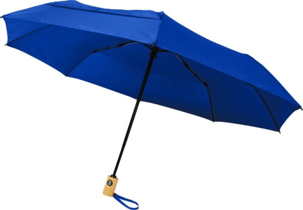 Bo 21" foldable auto open/close recycled PET umbrella